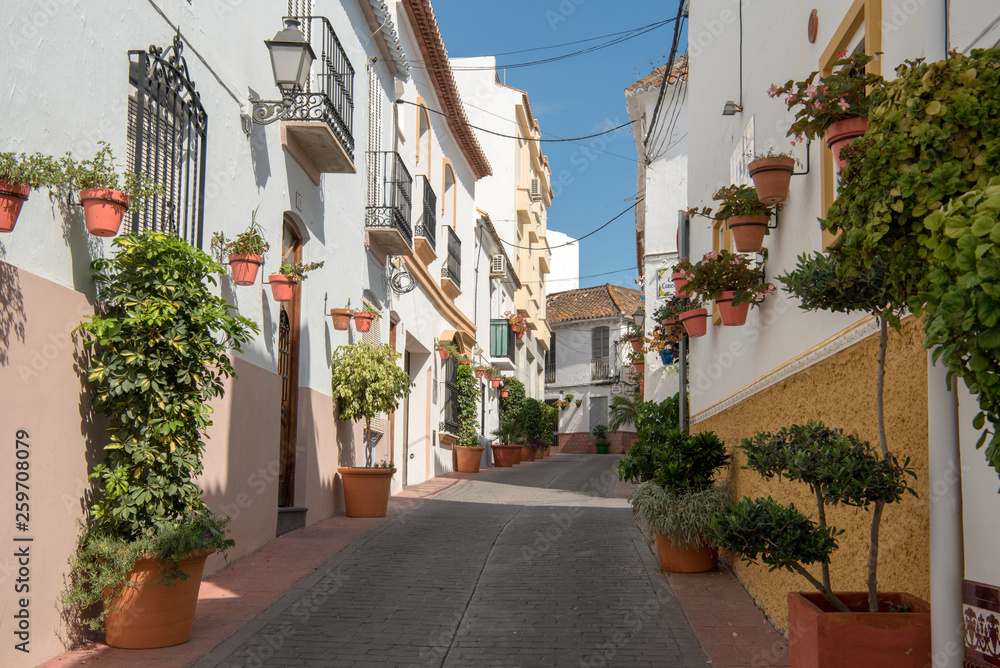 Estepona - typical white town in Andalusia, Spain