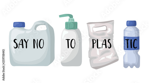 Ecological concept - plastic