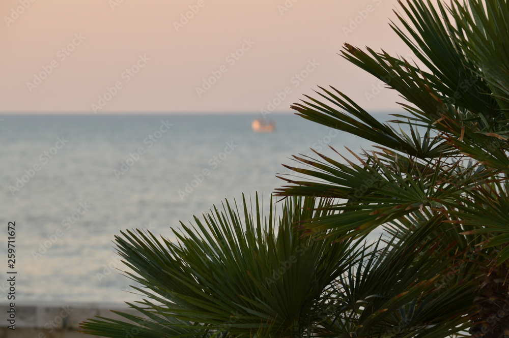 Beautiful Seascape during Sunrise, Mediterranean Sea, Donnalucata, Scicli, Ragusa, Sicily, Italy, Europe