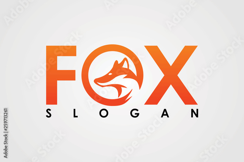fire fox logo design