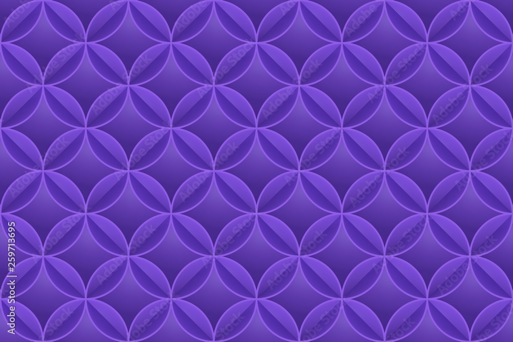 Purple Sphere Abstract Background. Сircle Seamless Background. 3D Render Background Purple Sphere Abstract Background. Сircle Seamless Background. 3D Render Background
