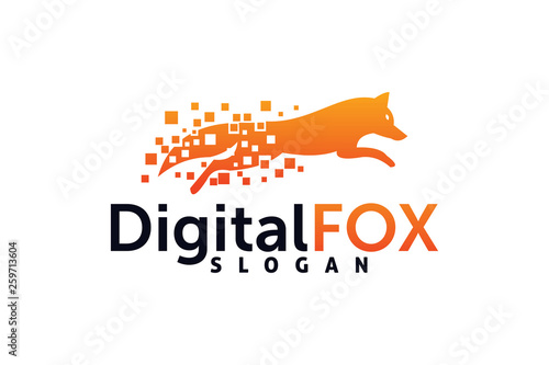 fire fox logo design