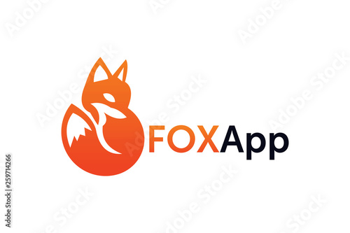 fire fox logo design