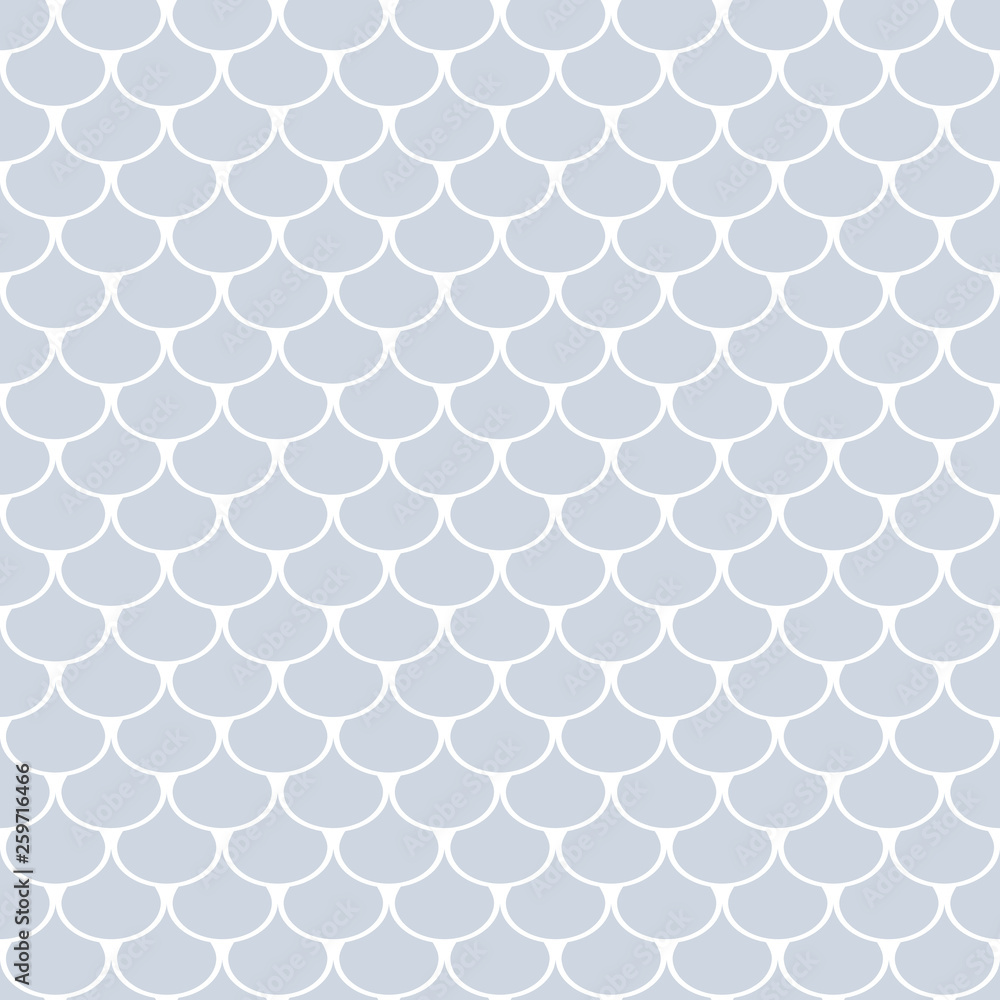 Seamless pattern in fish scale design. Seamless pattern in fish scale design.