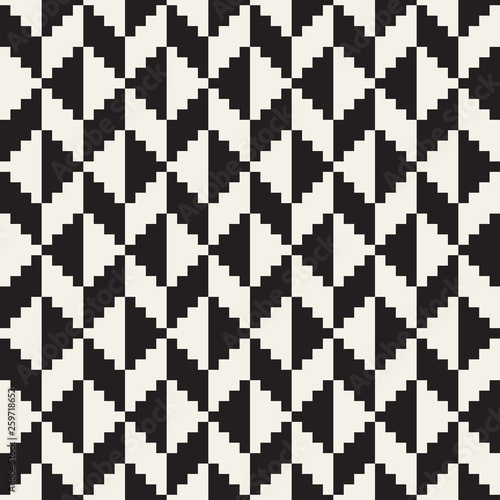 Vector seamless pattern. Abstract geometric background. Stylish ethnic design.