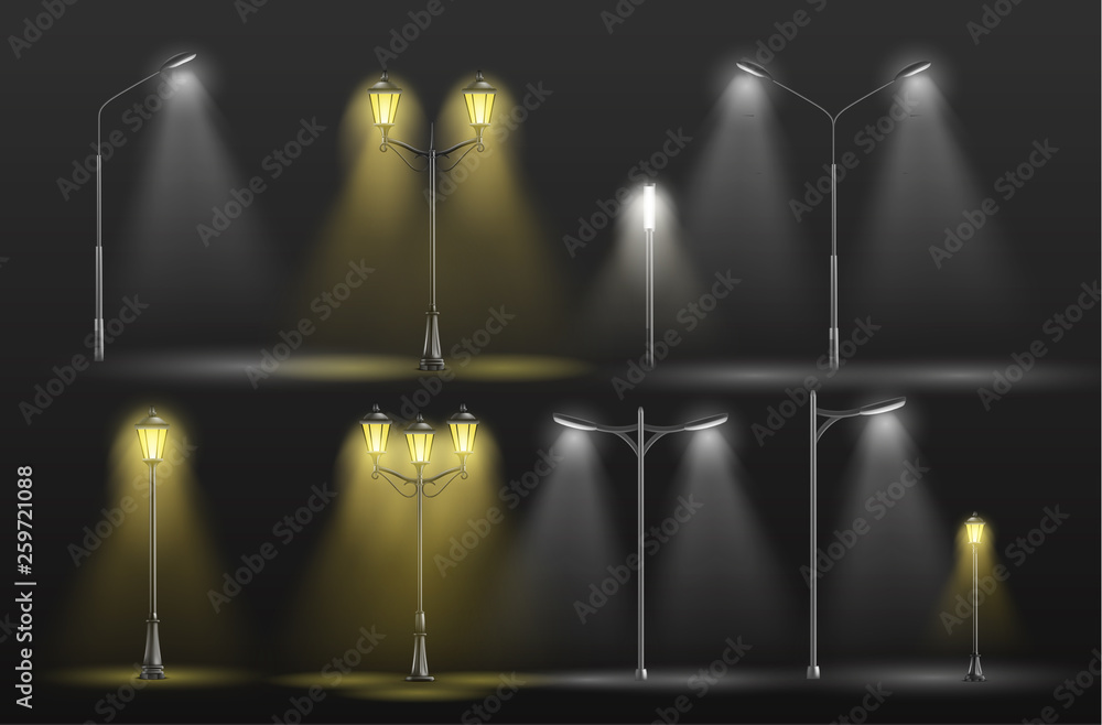 Old road lamps outlet