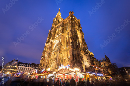 Photography Strasbourg landscape by night