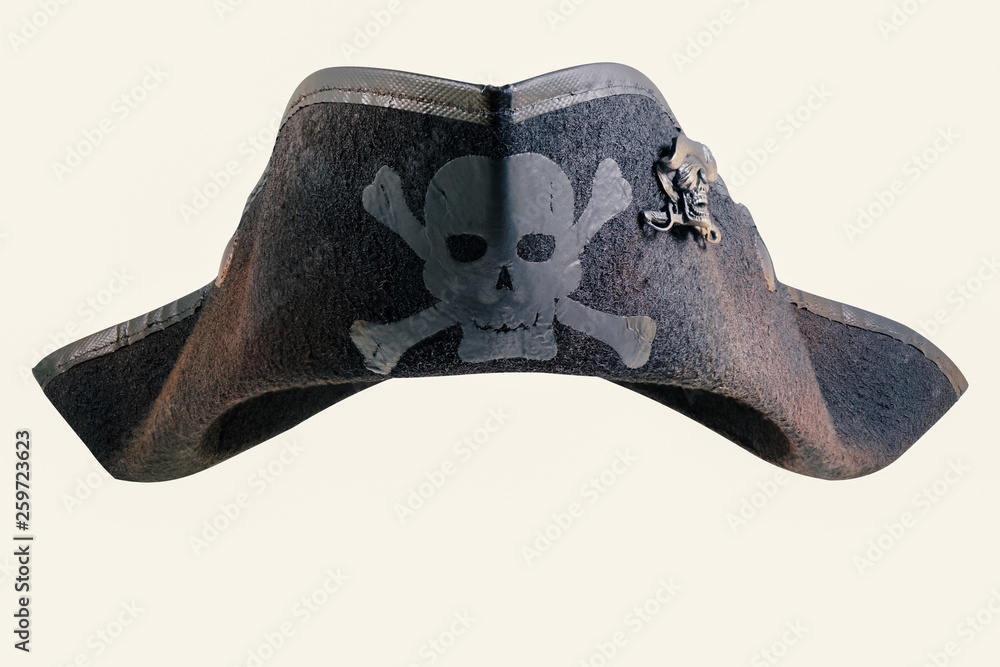 Naklejka premium Kapelusz pirata.