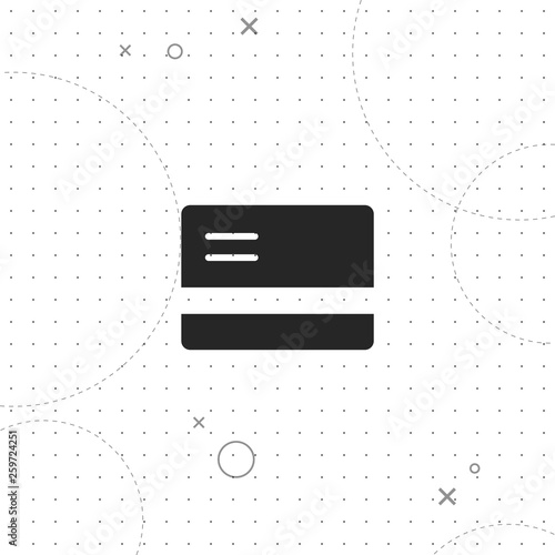 Credit card, vector best flat icon