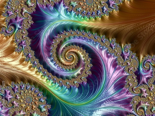 Картината върху платно Fractal 7