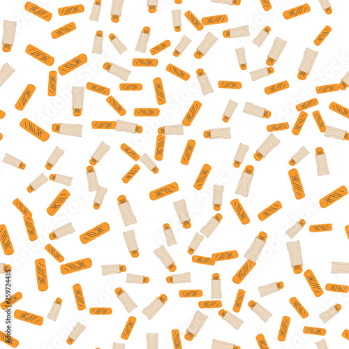 Doner shaurma shawerma  seamless pattern vector 