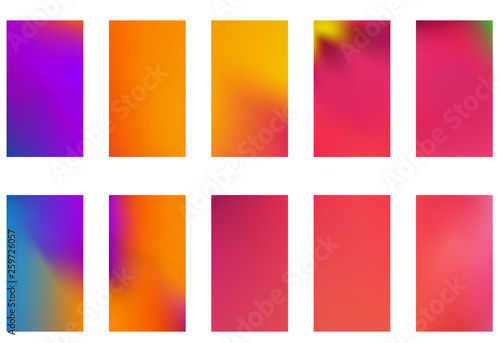 Gradient mesh abstract background. Colorful fluid shapes for poster, banner, flyer and presentation. Trendy soft colors and smooth blend. Modern template with gradient mesh for screens and mobile app