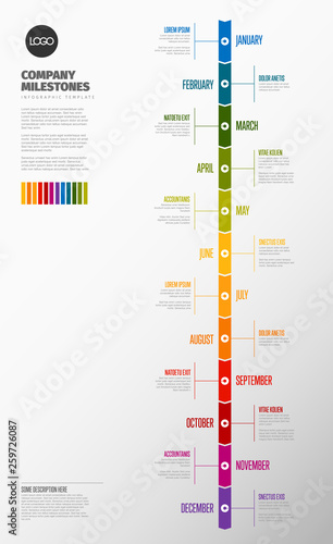 Full year timeline template