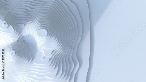 3D topographic map