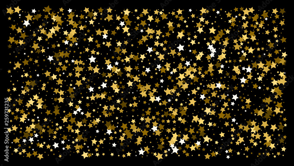 Gold stars. Confetti celebration Gold stars. Confetti celebration