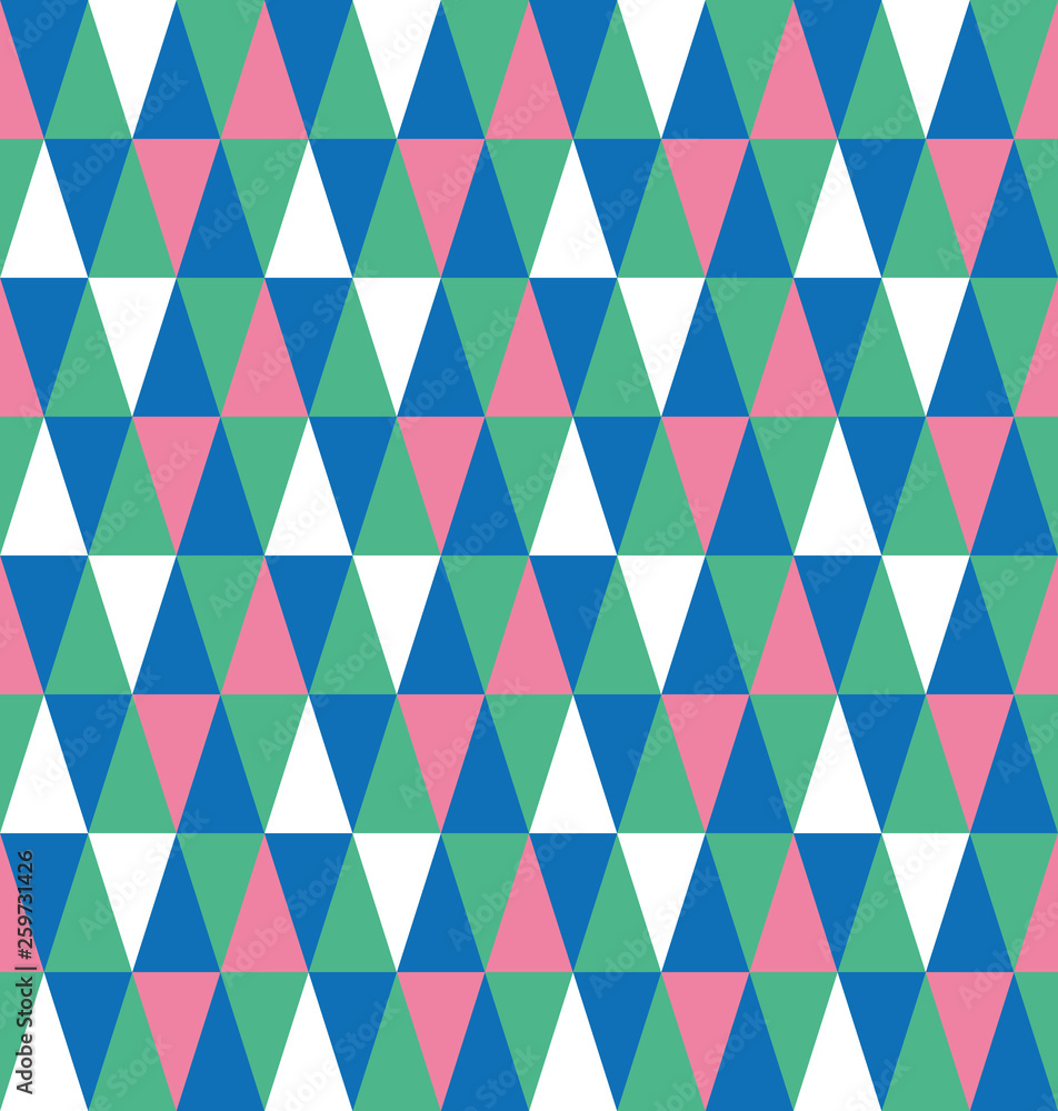 Triangles. Seamless geometric patterns