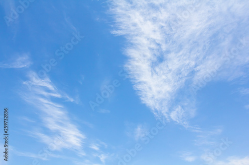 beautiful blue cloudy sky background