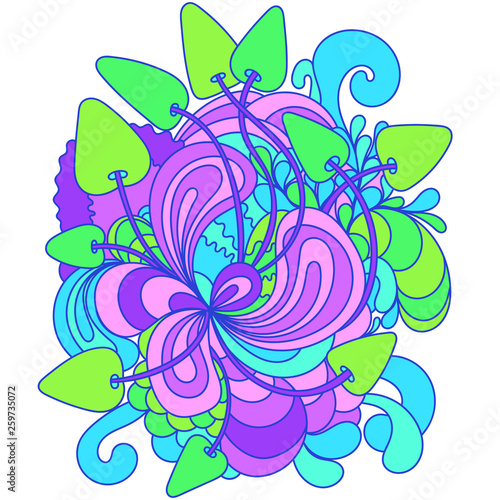 Magic mushrooms over sacred geometry. t-shirt print. Psychedelic hallucination. Vibrant vector illustration. 60s hippie colorful art