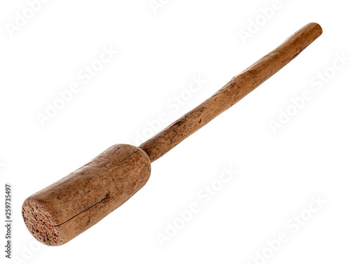 Old wooden cudgel