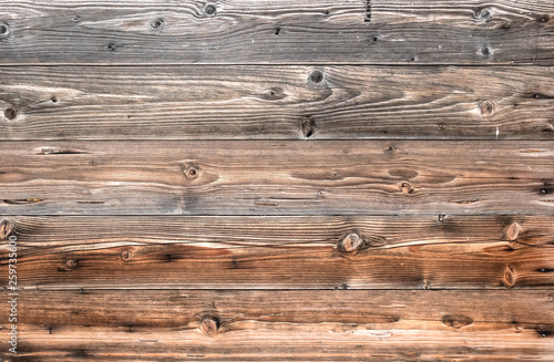 close- up of a wall made of old wooden planks