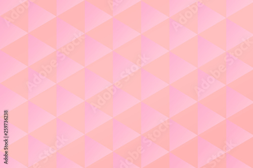 Fond rose capitons géométrique triangles