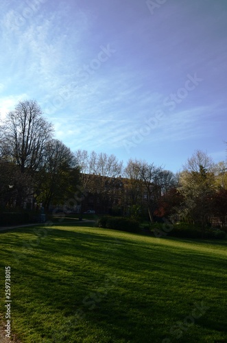 Bruxelles (Belgique) Petit parc près de la station de métro « Parvis de Saint-Gilles »