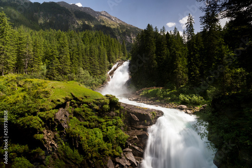 Krimmler Wasserfall in den Tiroler Bergen