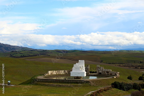 Overview of the theater of silence (Teatro del Silenzio) in Lajatico