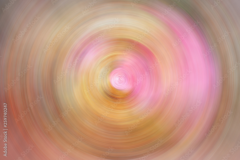 Abstract Background Of colorful Spin Circle Radial Motion Blur.
