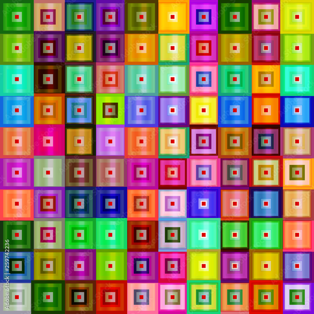 Shiny and glossy colorful 3d square shapes mosaic background. Vector illustration. Shiny and glossy colorful 3d square shapes mosaic background. Vector illustration.