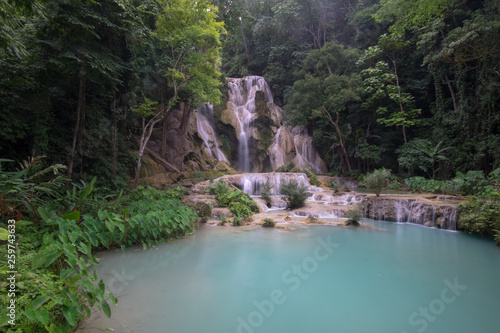 Kuang Si Waterfall in Luang Prabang  Laos