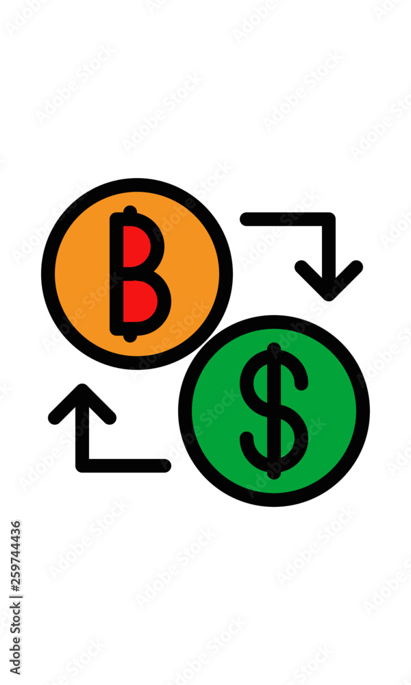 Pixel perfect icon. Finance exchange Pixel perfect icon. Finance exchange