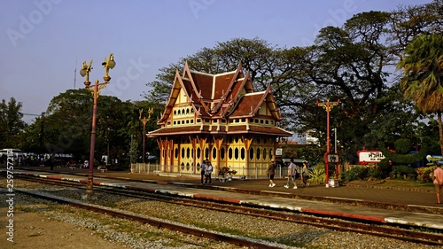 royal railway pavilion in hua hin thailand