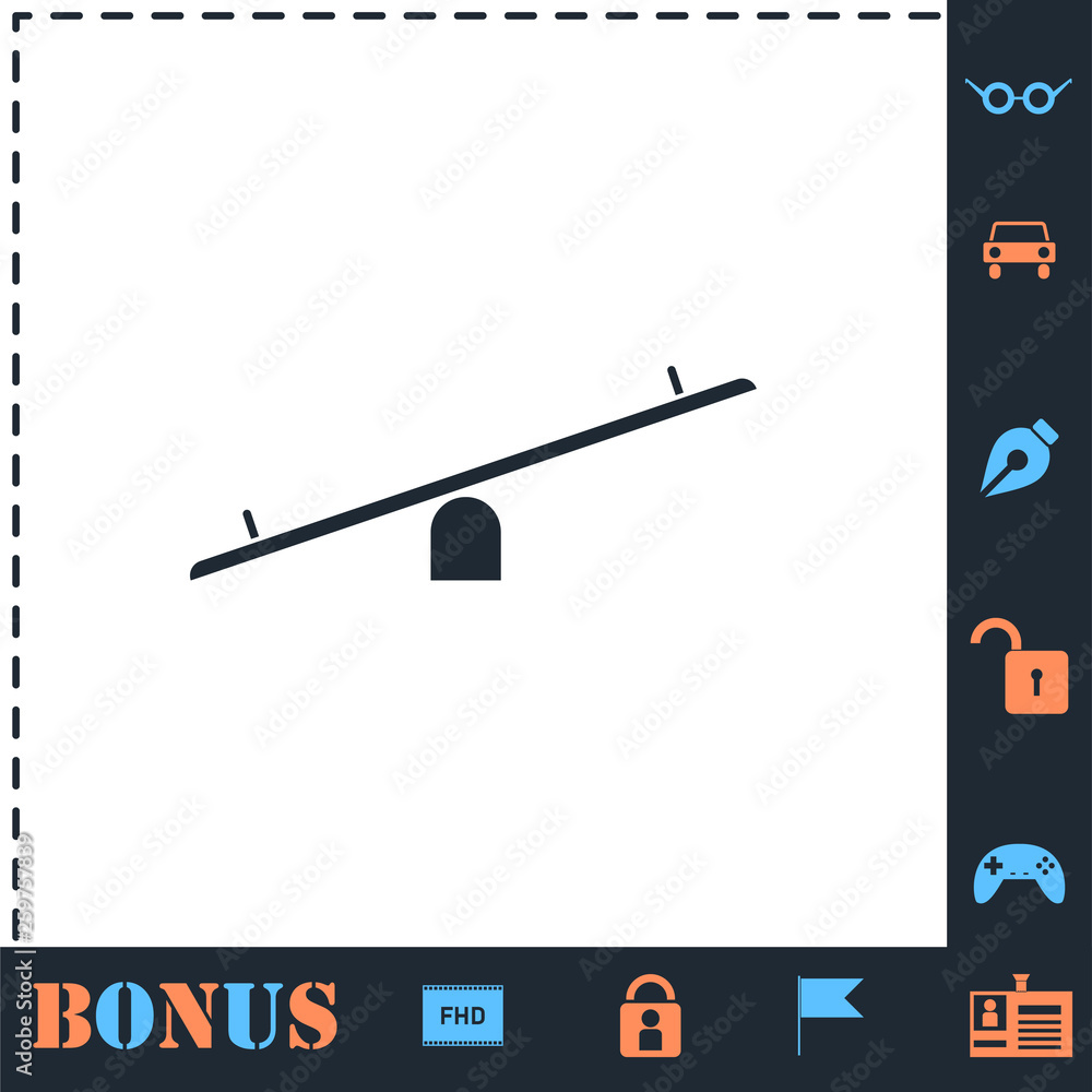 Swing icon flat Swing icon flat