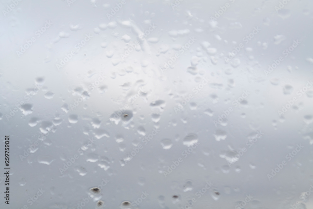 Fototapeta premium raindrops on the glass 