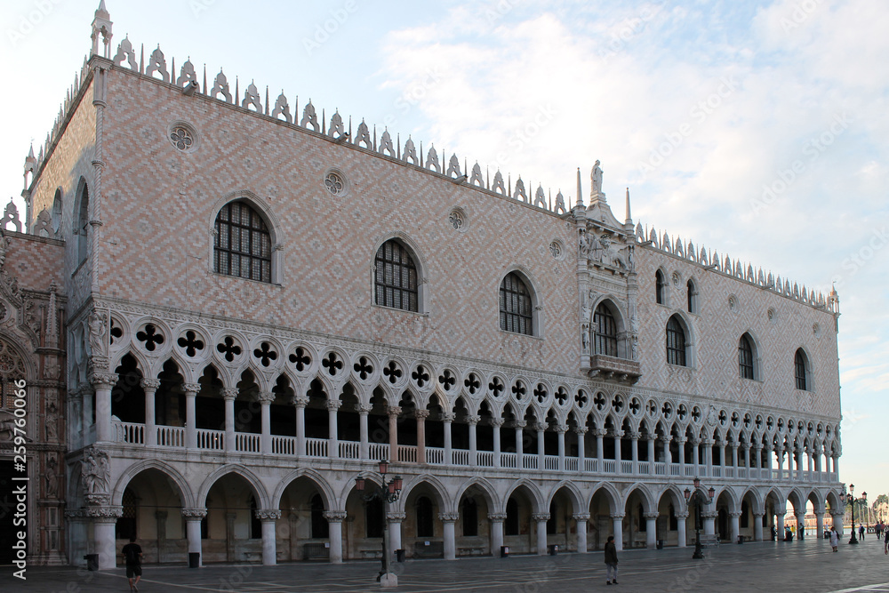 The Doge's Palace in Venice Italy