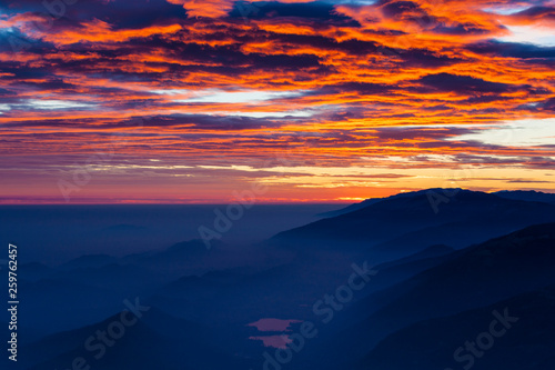 Fototapeta Naklejka Na Ścianę i Meble -  The plateau of Cansiglio / View from Mount Pizzoc
