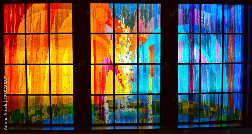 stained glass window stained glass window