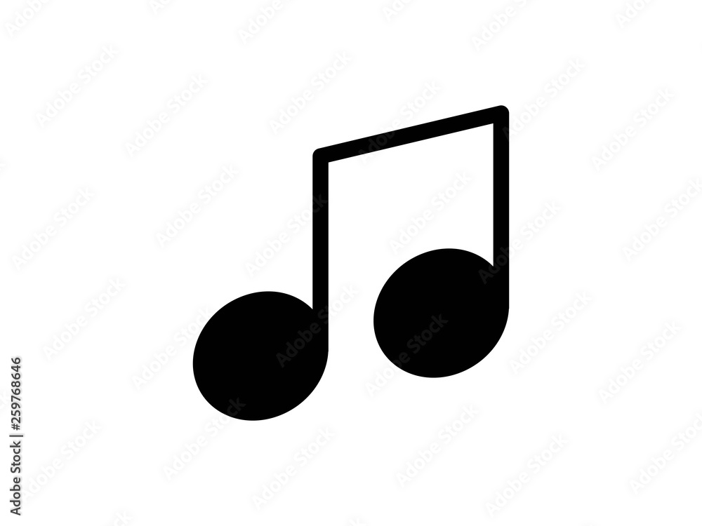 music glyph vector icon music glyph vector icon