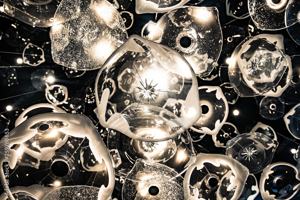 Abstract pattern glass light universe Abstract pattern glass light universe