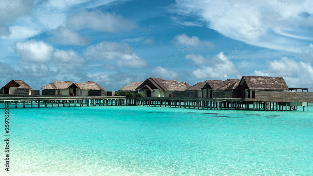 Vacaciones en overwater bungalows en Islas Maldivas, Océano Indico
