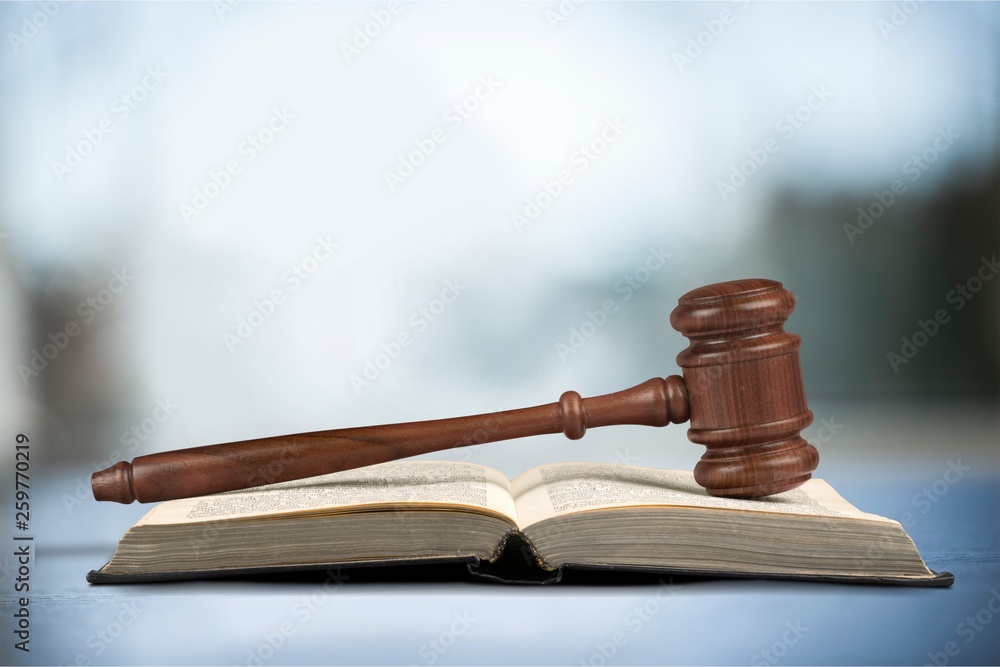 Justice Scales and books and wooden gavel on table. Justice concept Justice Scales and books and wooden gavel on table. Justice concept