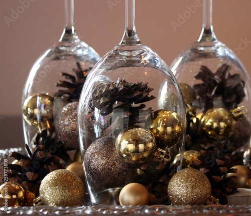 weihnachtliche Tischdekoration