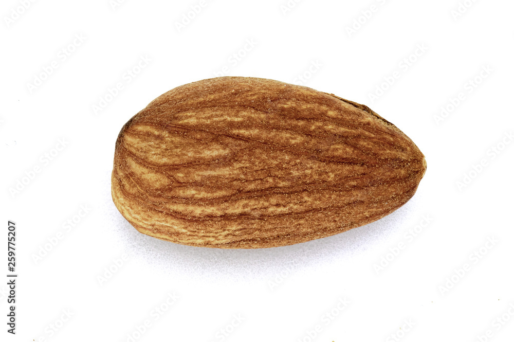 almonds isolated on white background almonds isolated on white background
