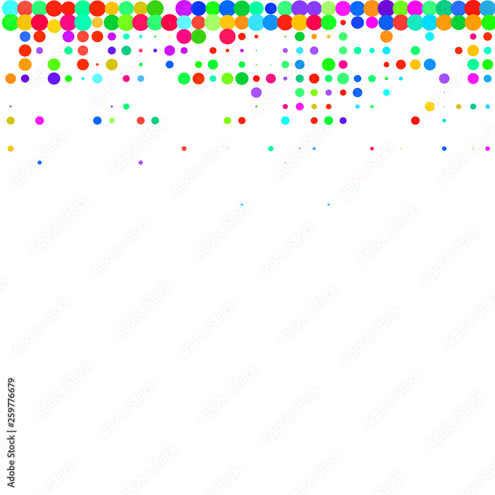 Bright colorful confetti on a white background Bright colorful confetti on a white background