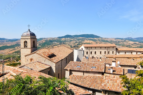 Beautiful view of Pennabilli, small comune, located about 140 kilometres (87 mi) southeast of Bologna and about 45 kilometres (28 mi) south of Rimini.