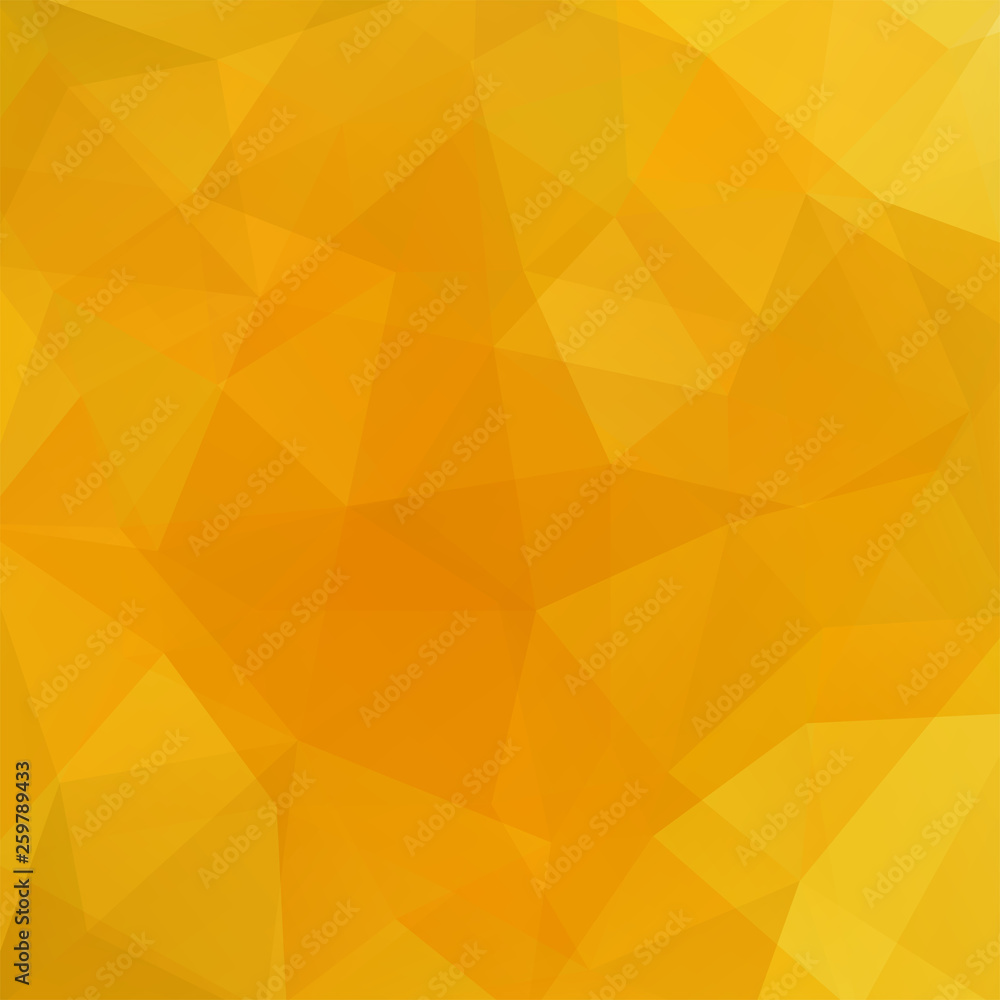 Background of geometric shapes. Yellow mosaic pattern. Vector EPS 10. Vector illustration Background of geometric shapes. Yellow mosaic pattern. Vector EPS 10. Vector illustration