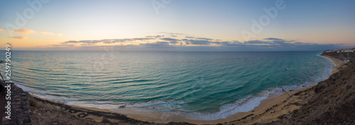 Panorama of the sea before the dawn © luchschenF