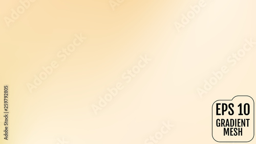 Abstract orange and gold blurred gradient background with light. Holiday backdrop. Vector illustration. Celebration concept for your graphic design, banner, poster, user interface or app.
