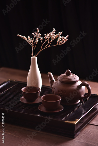 Chinese tea set for a traditional ceremony